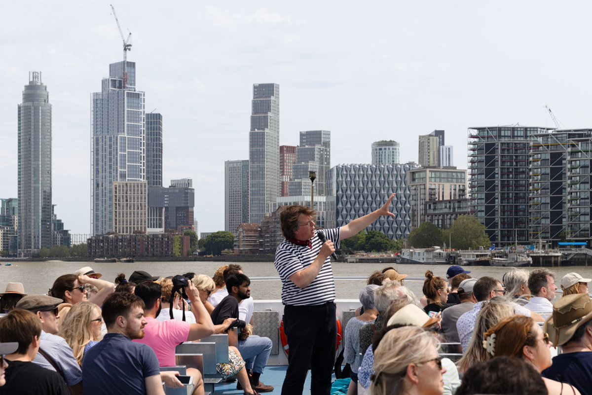 Join Open City tours team on Sat ⛵️ for our unique boat tour, offering a fresh perspective on London’s emerging and established skyline of central London’s embankments, bring friends along and enjoy group 15% off 3 tickets or more⚓️Code: GROUP-BOAT open-city.org.uk/events/boat-15