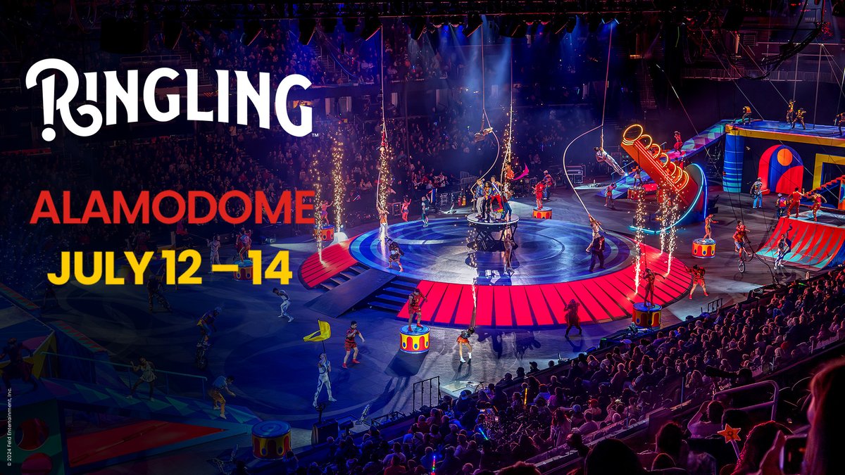 🚨 Tickets On Sale Now! 🚨 ✨ The legendary Ringling Bros. and Barnum & Bailey® returns. Experience the unparalleled thrills of The Greatest Show On Earth at the Alamodome, July 12-14. Don't miss out! 🤹 🎟 bit.ly/42H6HMx or Alamodome Box Office (M-F, 10AM-4PM)