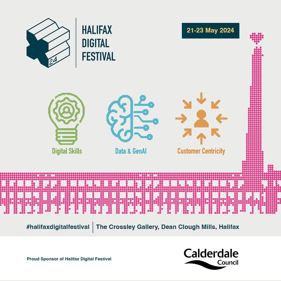 We’re proud to be supporting the #HalifaxDigitalFestival.

The festival will bring together local businesses, organisations, professionals, and digital enthusiasts, building a thriving digital community in Calderdale.

Find out more 👉 halifaxdigitalfestival.co.uk