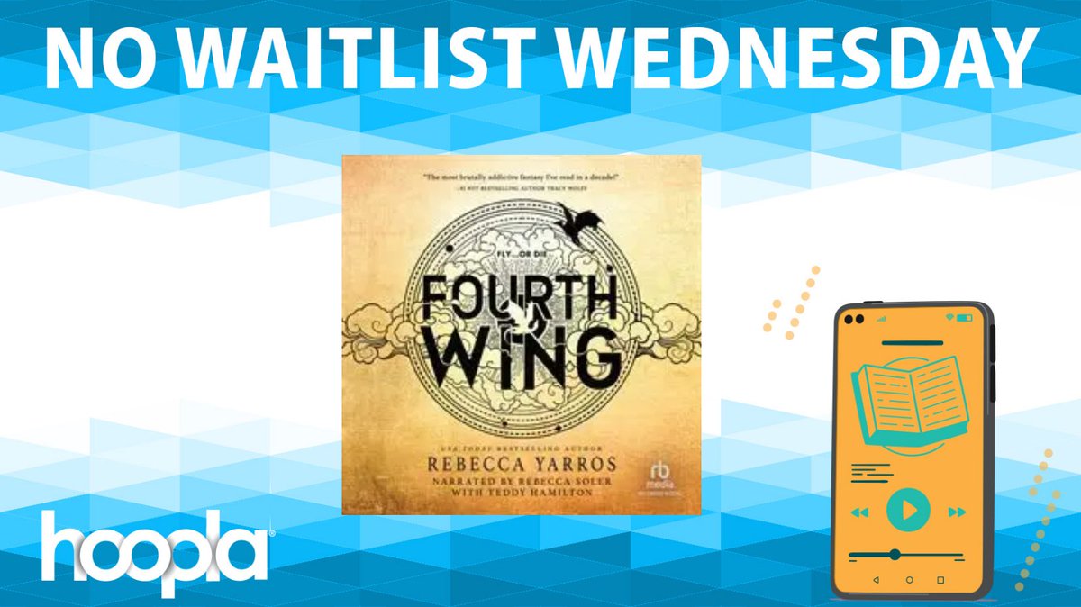 Fourth Wing: No waiting, just instant access on hoopla! 🌟 hoopla.app.link/DTIOVq4ntJb @RebeccaYarros
