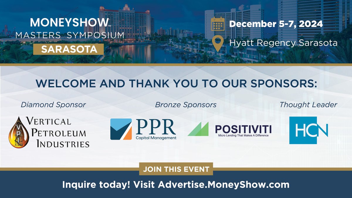 We look forward to welcoming our sponsors & thought leaders to the Masters Symposium in our hometown of Sarasota this December! Want to see your company on this list? There's still time: hubs.la/Q02x7_5d0