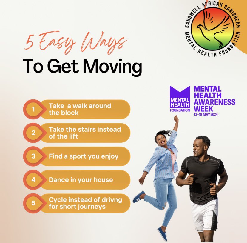 #mentalhealthawarenessweek #momentsformovement Just little movements can make big impacts. Get moving for your mental health. #getactive #getmoving