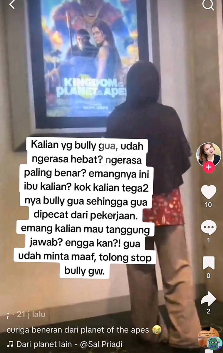 Tanyarl Asikk udh sampe ke keluarga dan sklh loo, lain kali klo mau ngelakuin sesuatu 0t4k dipake dulu buat mikir