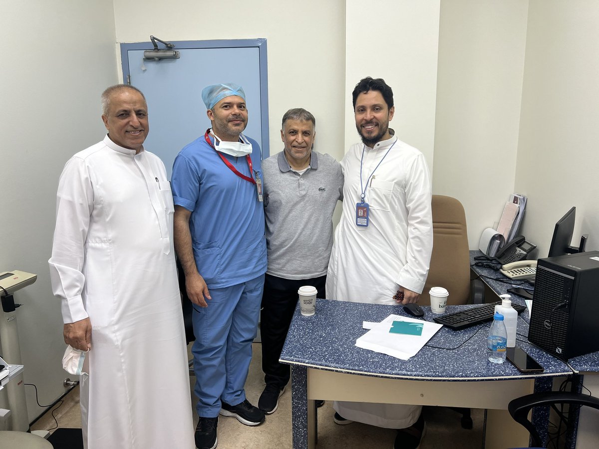اجرى الوالد حفظه الله عملية بالقلب في مستشفى الملك فهد الجامعي بالخبر وتكللت ولله الحمد بالنجاح. شكراً جزيلاً للدكتور فهد مخدوم  <a href="/FMakhdom/">Fahd Makhdom فهد مخدوم</a> وفريقه الرائع على نجاح عملية "ترميم الصمام الميترالي بالمنظار". تعاون الطبيب وحرصه على المتابعة من اساسيات نجاح العملية.
