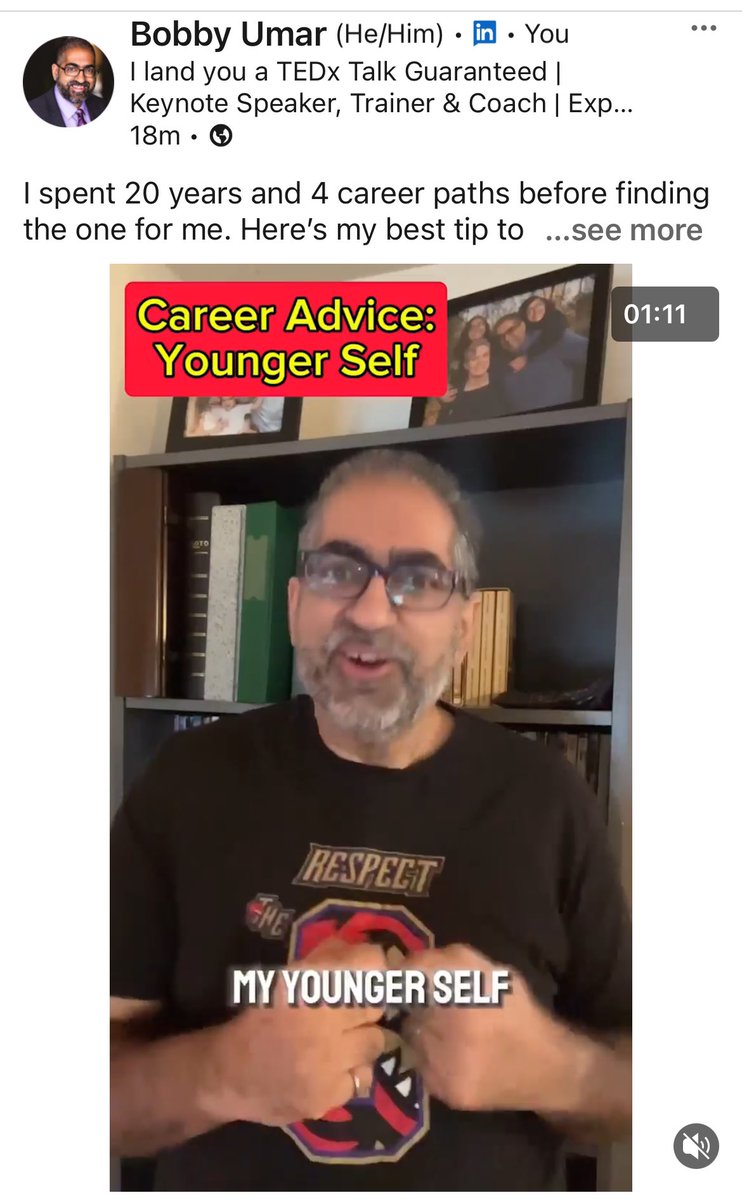 “My career advice to my younger self” - just posted this new video on @LinkedIn. 🤓👇🏾

I’d appreciate it if you could check it out and share a comment, including your own career advice. 🙏🙌🏽

LINK: linkedin.com/posts/bobbyuma…

#linkedin #careeradvice #WisdomWednesday