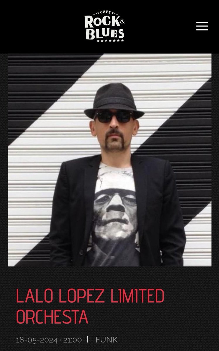 Sábado en la Rock &amp; Blues de Zaragoza, funk de autor, si es que eso existe! Entrada gratuita, fiesta asegurada presentando mi nuevo ep, "L". 
Al final no lo saco hasta julio, pero... a quien le importa realmente??? La puntualidad nunca ha sido mi fuerte.
<a href="/nacionfunk/">Nación Funk</a>