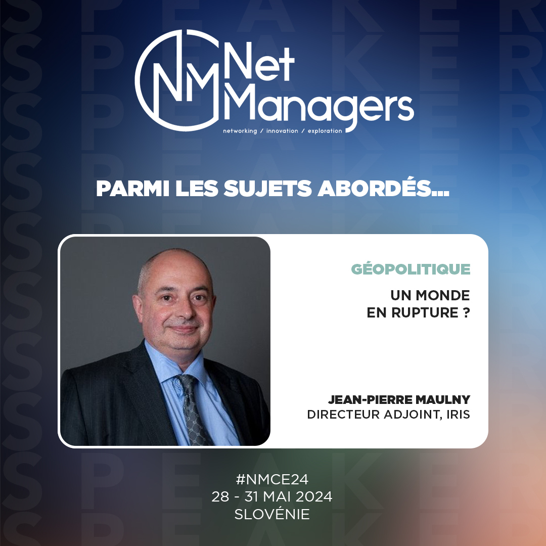 J-13 avant #NMCE24 ! 🇸🇮

Découvrez dès maintenant notre troisième speaker : Jean-Pierre Maulny, Directeur adjoint IRIS - Institut de relations internationales et stratégiques qui interviendra le thème de la Géopolitique ! 🎤

#NMCE24