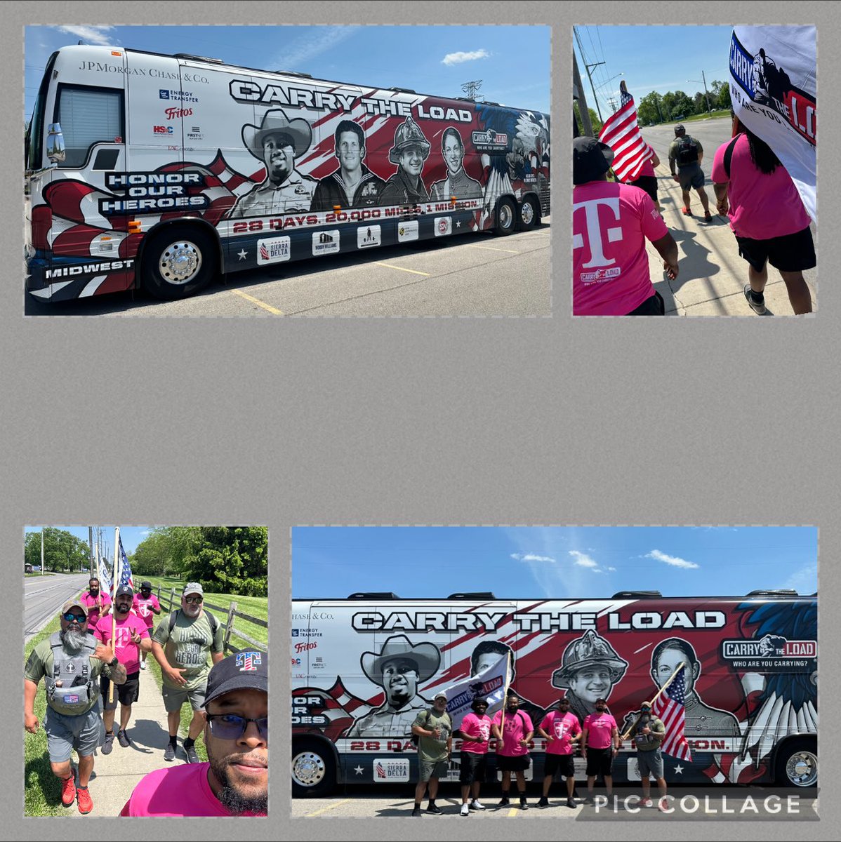 Such a fun #MichiganDEI experience participating in Carry the Load in Toledo with <a href="/HassanJ2291/">Hassan Jamal</a> <a href="/Thats_Bowie/">Rodney B</a> @jermainemagenta