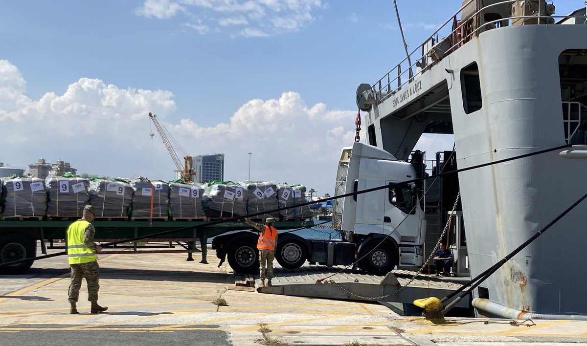 United in ensuring life-saving aid reaches those in need in Gaza, 🇺🇸 + 🇨🇾 are partnering with the UN & other nations to implement this complex maritime humanitarian mission. Thanks to Cyprus for steadfast leadership & support via the CMC/Amalthea Plan.