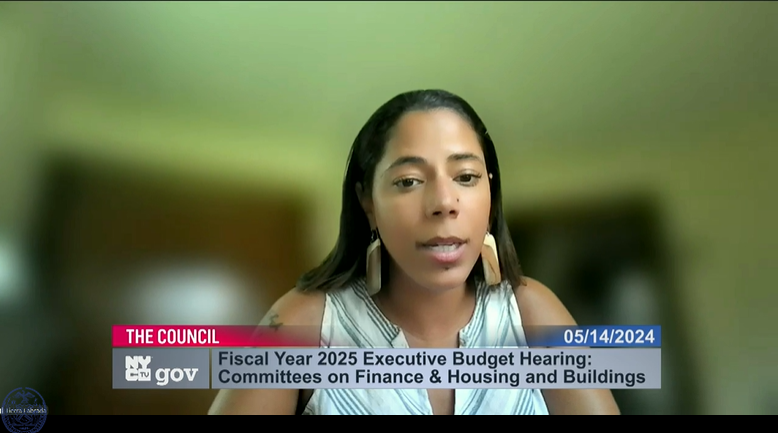 'NYC 15/15, the primary mechanism for #supportivehousing development in the city, is failing to meet its target & critical units are not being brought online. TY @NYCCouncil for supporting our NYC 15/15 reallocation plan,' Network's @EarthTooTierra at yesterday's budget hearing.