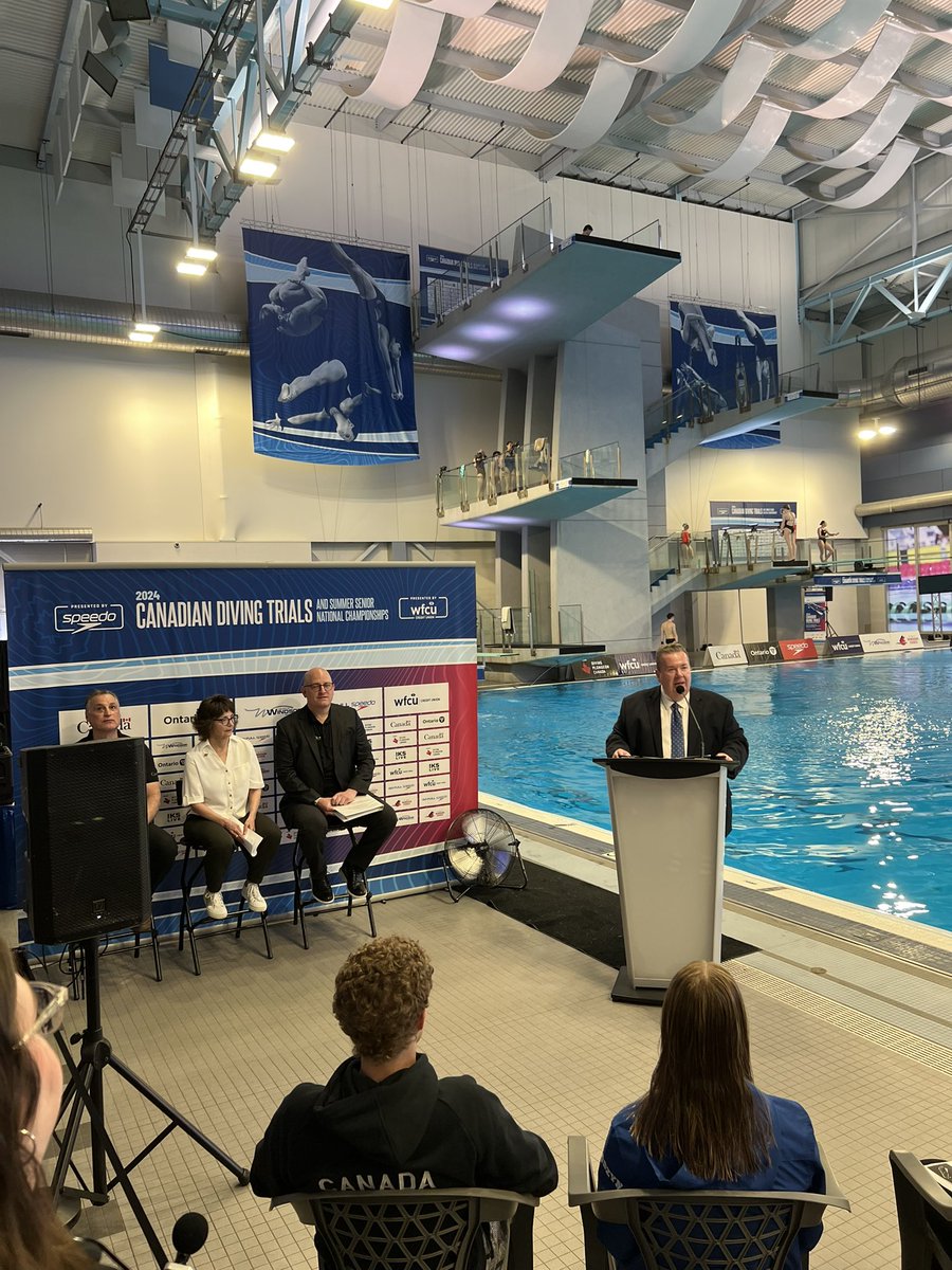 “We’re only two months away from @Paris2024 - and you can feel the excitement in Windsor this week with the Diving Olympic Trials here and athletes competing for the chance to be there” @GordonOrr66 CEO of @TWEPI