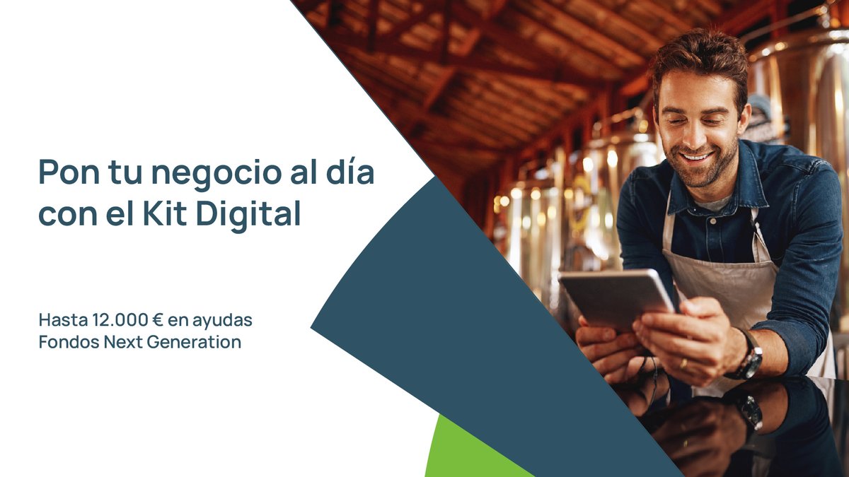 ✅ Impulsa la digitalización de tu negocio con ayuda de los Fondos #NextGeneration. 🔝 Nos encargamos de todo, con la colaboración de @qdqoficial 📌 Más ℹ sobre el #KitDigital aquí 👉 ubco.ly/3SfV7Ce #publi