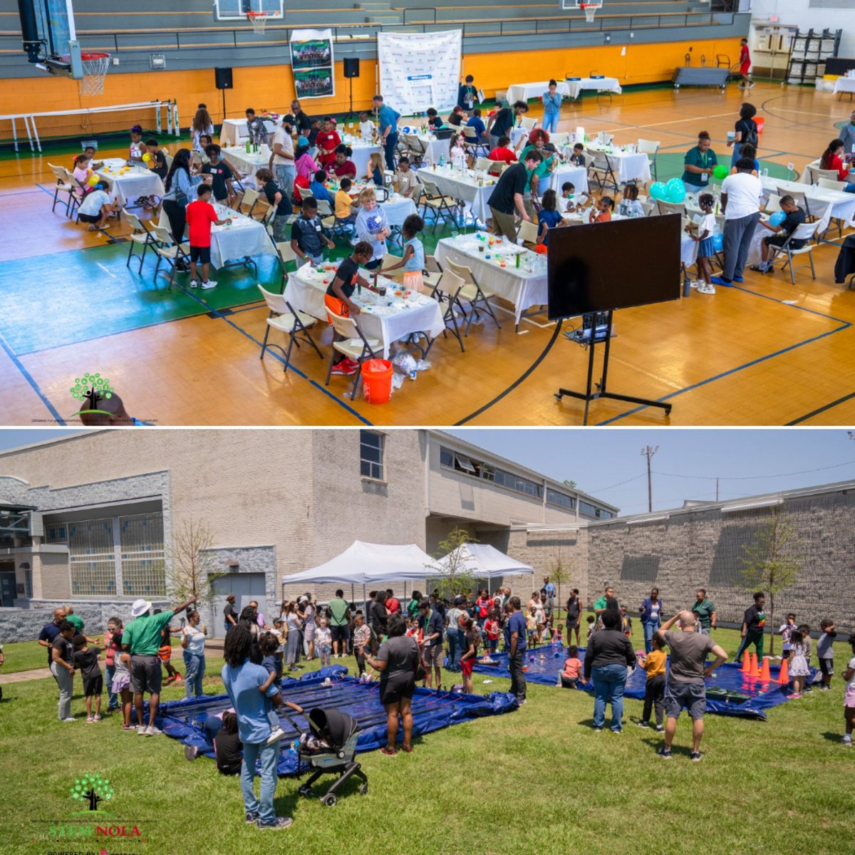 225+ K-12 students, caregivers and volunteers engaged with @STEMNOLA at STEM Saturday: Buoyancy and Density on May 11 at Lyons Rec Center in New Orleans! K-12 students participated in hands-on activities focused on “Buoyancy and Density.” Students designed, built and tested