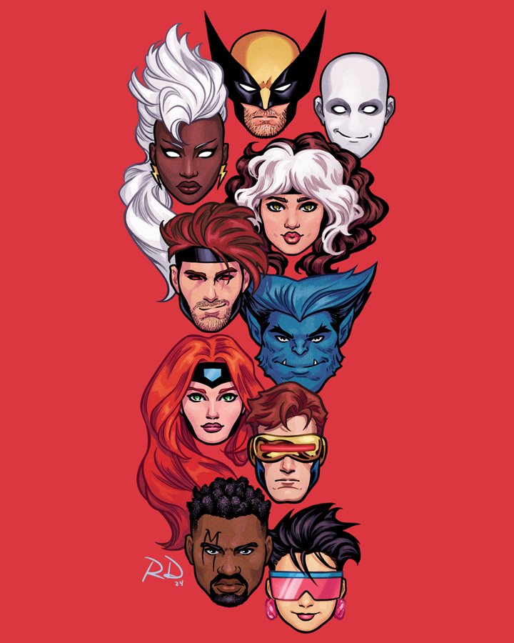 「CONGRATS to the X-MEN `97 team on a phen」|Russell Dautermanのイラスト