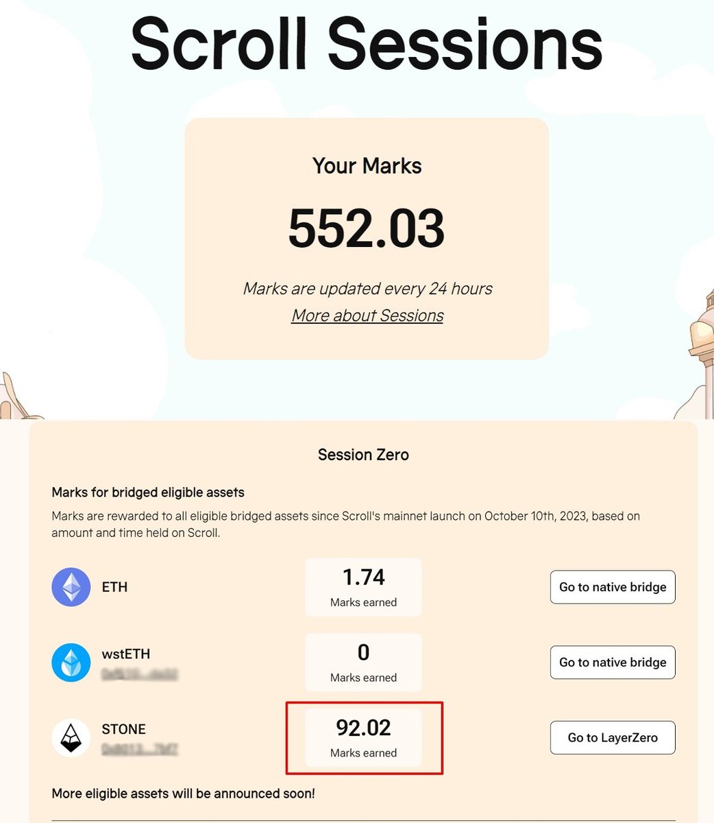 $SCROLL first snapshot 📸

➜ I have shared multiple threads on how to obtain a scroll and acquire two additional airdrops. I also wrote about the deadline being April 28.

➜ + Earned bonus points for $STONE 

P.S. Waiting for the second snapshot or task.