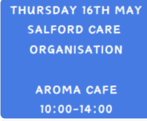 📢Don't Forget the PEF team will be visible tomorrow @SalfordCO_NHS outside the Aroma Café see you there!👀#LAWW #Learningatworkweek