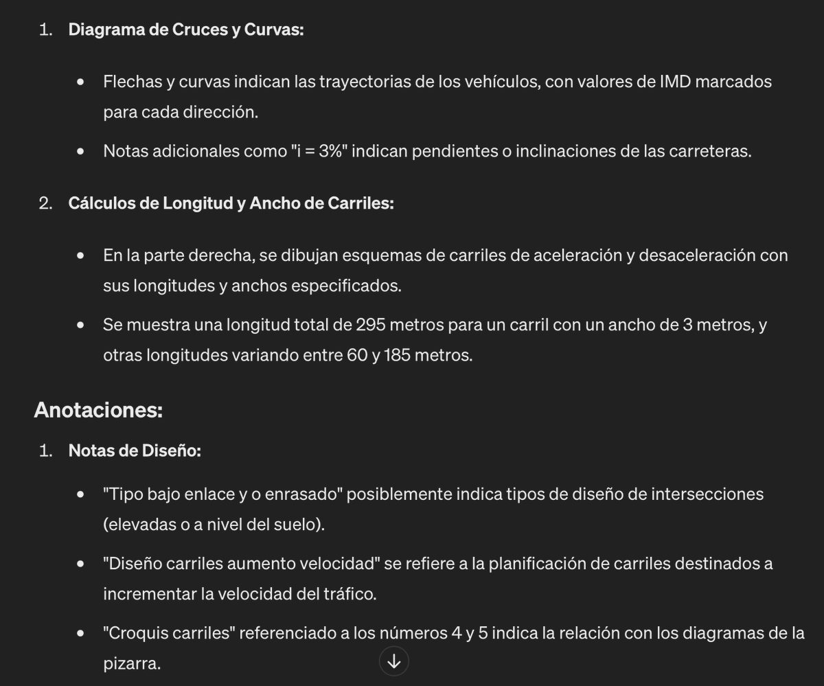 ProfBanon's tweet photo. Hoy he probado el nuevo ChatGPT-4o con una foto de un ejercicio que hice el otro día en la pizarra, y le he pedido que me dijera qué veía en la imagen. El resultado es alucinante, viendo que la imagen tiene reflejos y tratándose de un tema específico como el diseño de un enlace. https://t.co/XjYNZBDLs4
