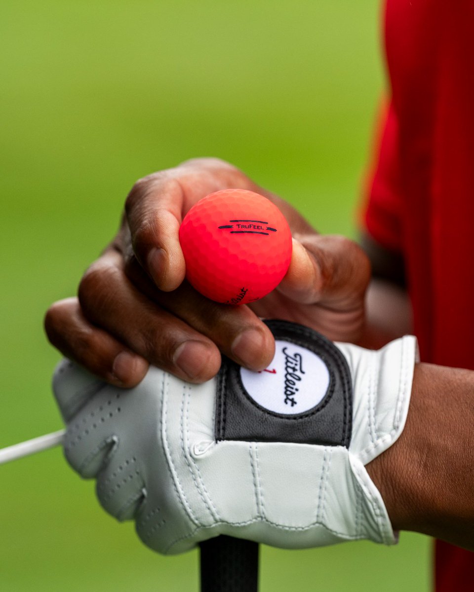 Now in store. TruFeel Red. For the player who prioritises soft feel and trusts the quality and consistency of the Titleist brand. Learn more: bit.ly/47wBw7p