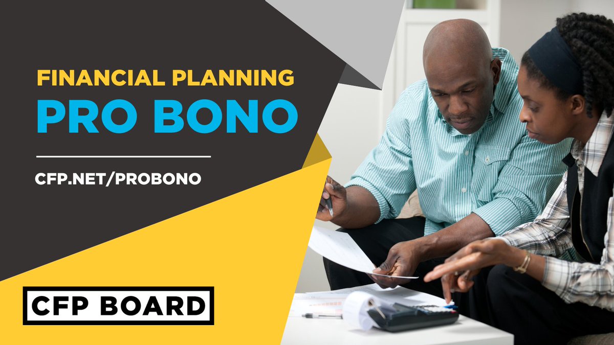 Your #FinancialPlanning expertise can change lives. Make a lasting impact on communities in need by volunteering. Your pro bono journey starts here:  cfp.net/career-and-gro… …  @PowerProBono