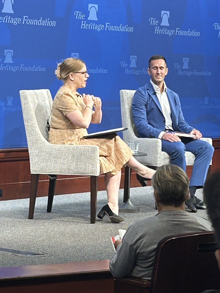 “If Milton Friedman was alive, he would have endorsed Corey’s book,” @lindseymburke says at the @Heritage book launch event for @DeAngelisCorey new book, “The Parent Revolution: Rescuing Your Kids from the Radicals Ruining Our Schools.” heritage.org/education/even…