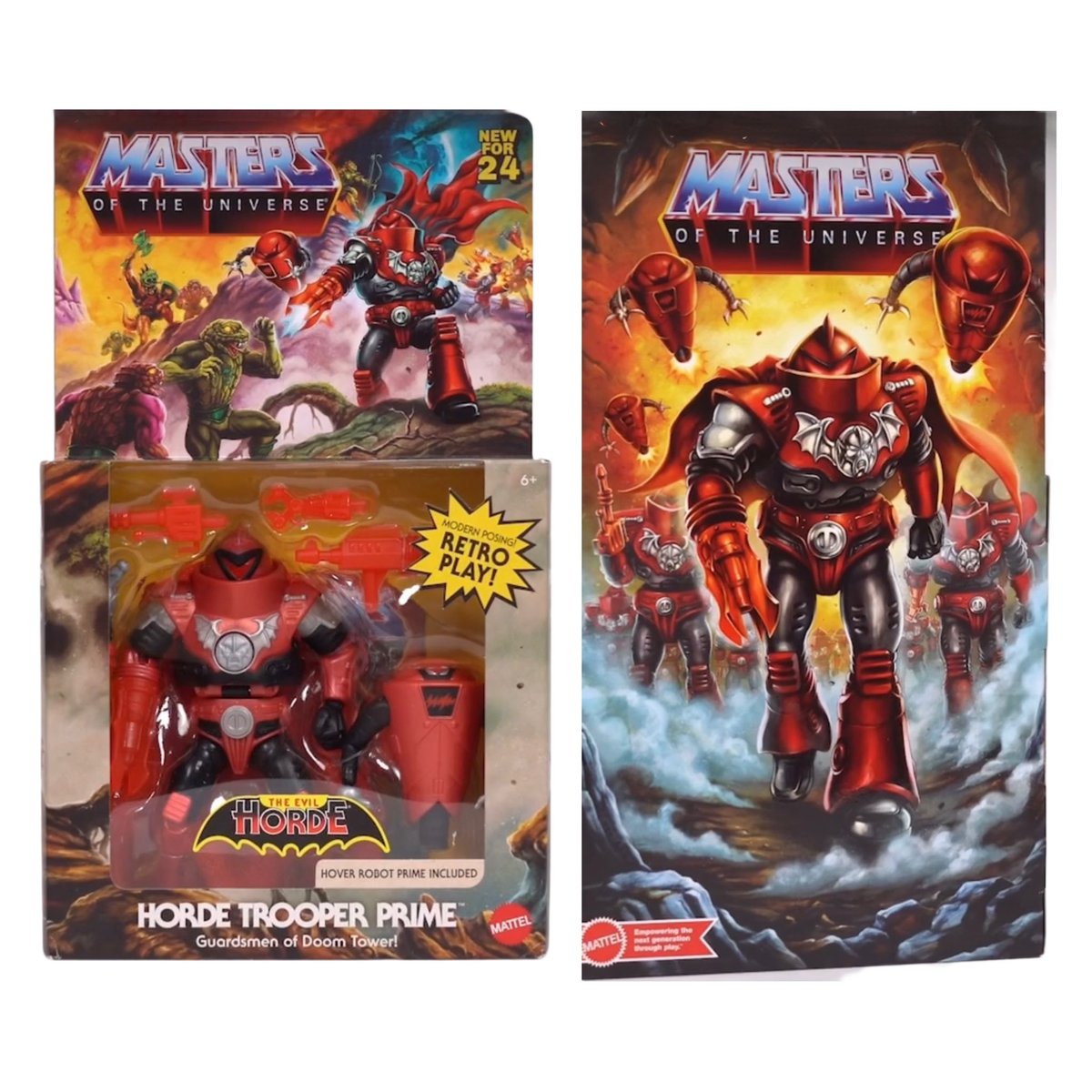 News | Roy Juarez von Mattel hat soeben Bilder von Horde Trooper Prime in Originalverpackung veröffentlicht. Wie gefällt dir die Figur in der Verpackung? #mastersoftheuniverse #motu #heman