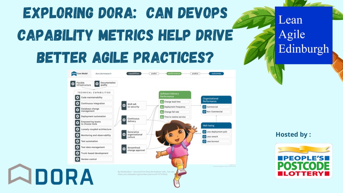 Lean Agile Edinburgh (@leanagileedi) on Twitter photo 📢 📢 Join us next week at #LeanAgileEdinburgh where <a href="/geoffmjohnson/">Geoff Johnson</a> will be sharing his experiences with <a href="/Google/">Google</a>'s DevOps Research and Assessment programme (#DORA).
Tuesday 21st May, 6pm, at <a href="/PostcodeLottery/">Postcode Lottery</a>.
Sign up here - lnkd.in/eqrwJGWP 📢 📢 Join us next week at #LeanAgileEdinburgh where <a href="/geoffmjohnson/">Geoff Johnson</a> will be sharing his experiences with <a href="/Google/">Google</a>'s DevOps Research and Assessment programme (#DORA).
Tuesday 21st May, 6pm, at <a href="/PostcodeLottery/">Postcode Lottery</a>.
Sign up here - lnkd.in/eqrwJGWP