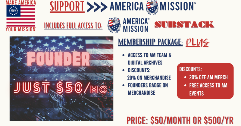 AmericaMission_'s tweet photo. America Mission™ is a new community built on top of X whose Members are taking action to rescue America from the woke. Join to get FULL access to all of our platform including education, research, articles and the platform powering it. Join us and #MakeAmericaYourMission, TODAY.