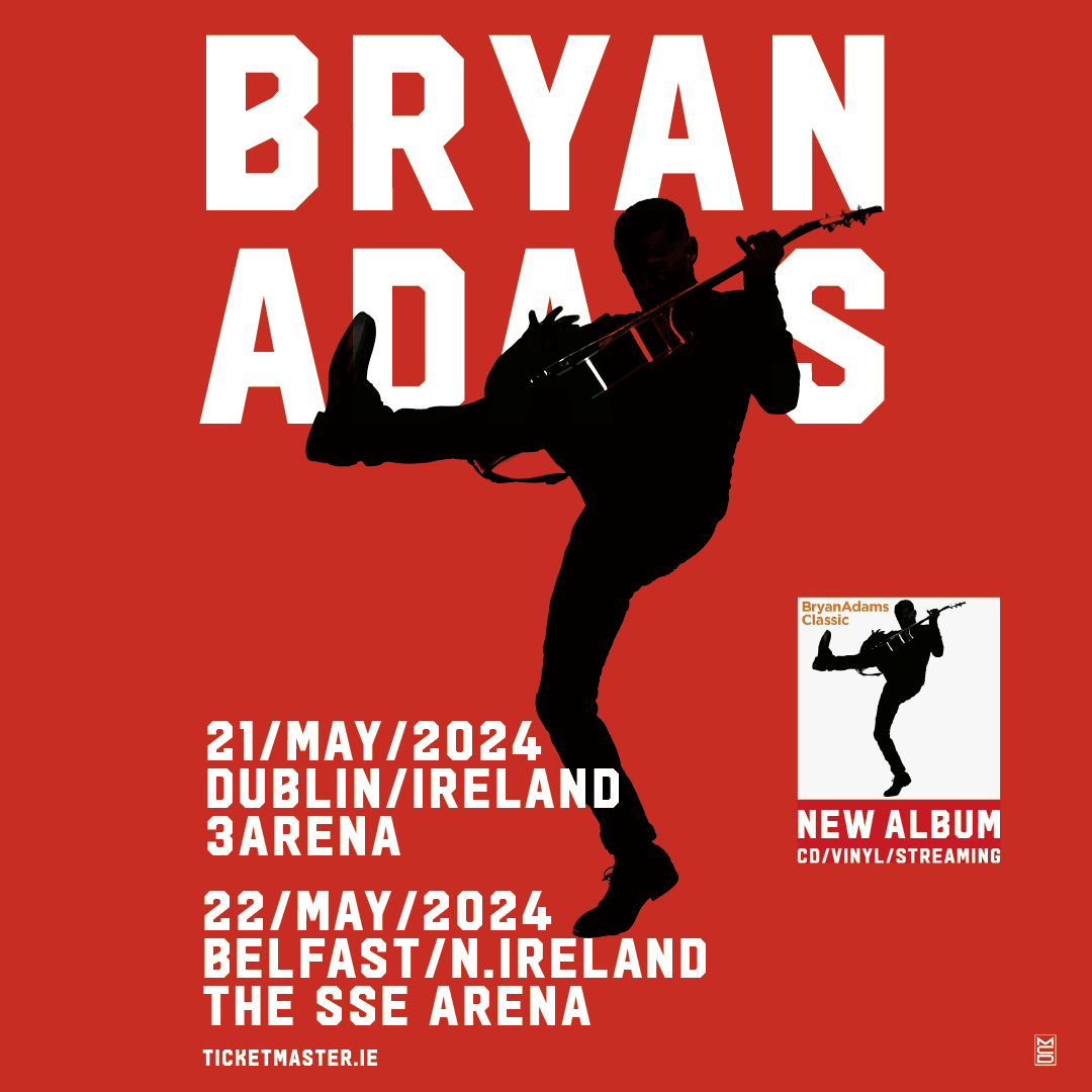 ✨ Bryan Adams stage times 🎸

18:30 - Doors open
20:00 - @BryanAdams 

No support. Please note times are subject to change