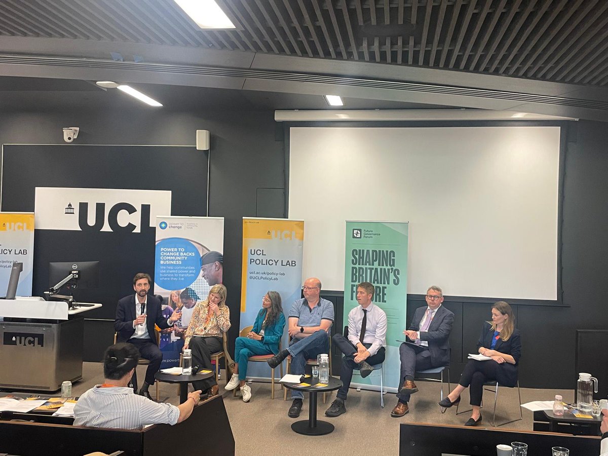 Final session of the day! #BritainRenewed Excellent panel discussion to wrap up the day on the role of citizens in driving change across the UK. Ft. @EmilyJBolton_, @mcgregormt, @ElizSMcKenna, Sacha Bedding, @williamdbrett and FGF's own Syma Cullasy-Aldridge