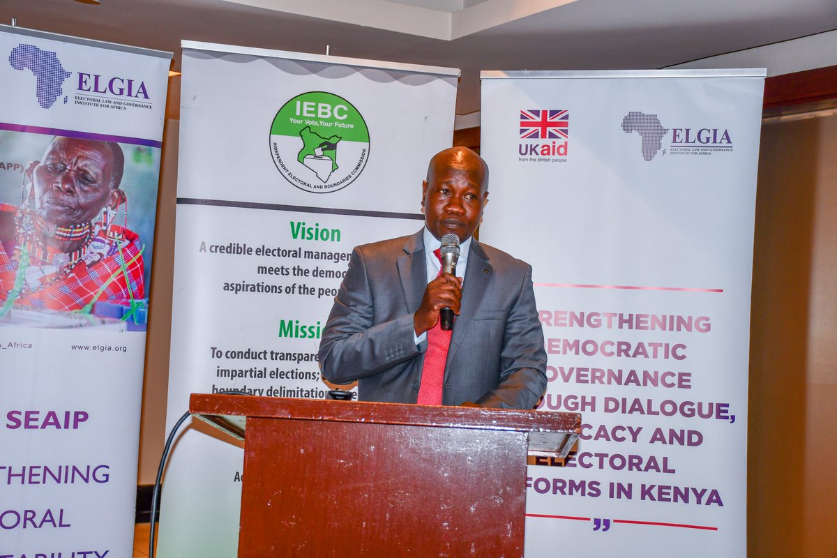 The Commission, with support from ELGIA, USAID and UKaid is holding a workshop to finalize the Matrix to Election (amendment) Bill and attendant regulation. Deputy Commission Secretary - Support Services, Mr. Obadiah Keitany, while opening the workshop, noted the importance of