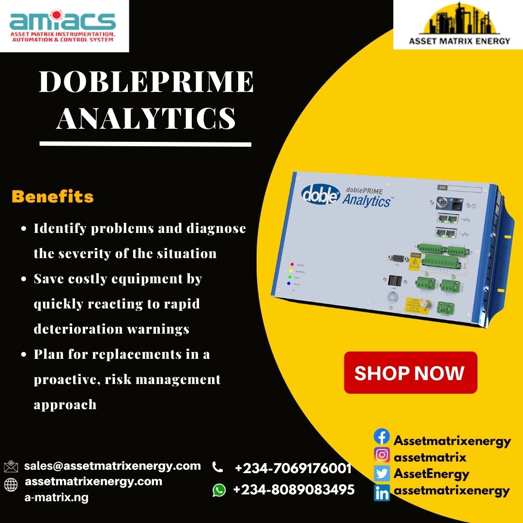 DoblePRIME Analytics is a communication gateway, online data hub and data analysis device at the core of the doblePRIME Condition Monitoring Platform. For more inquires! sales@assetmatrixenergy.com #assetmatrixenergy #doble #explore