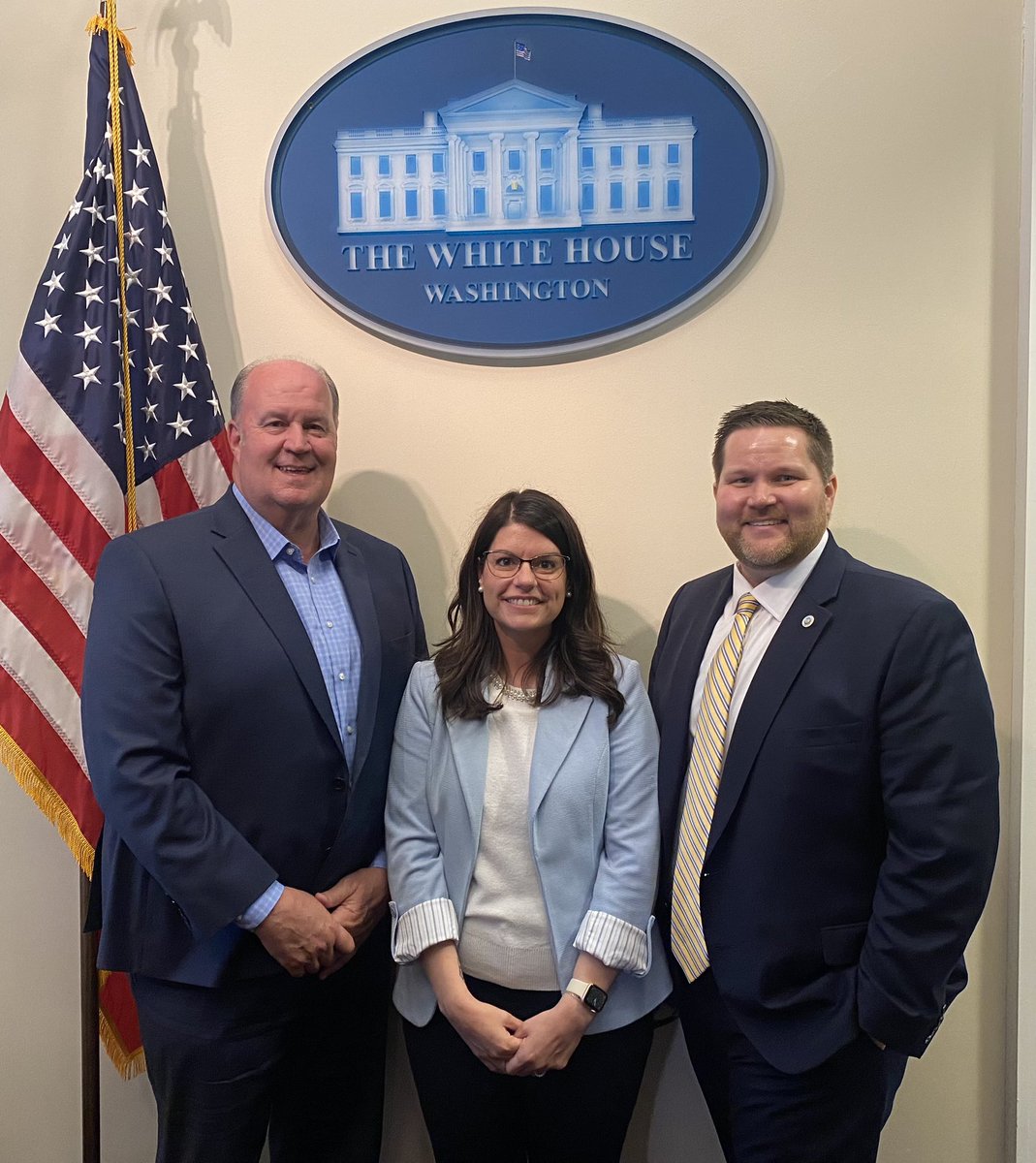 RyanThornWV's tweet photo. Great things are happening in rural communities in #WestVirginia and across America! It was great to join with Jina Belcher of @nrgrda and Jeff Campbell of the Gilmer County Development Association in representing West Virginia’s #RuralPartnersNetwork at yesterday’s event at the White House.
The Biden Administration is committed to providing our rural communities and residents with the funding, technical assistance, and other resources needed to create new opportunities from bottom-up and middle-out allowing them to not only survive, but thrive.
@RURALgov, the day to day work we do at USDA Rural Development, and the millions of dollars we invest in those communities are only a few testaments to that commitment!
#PowerofRural #TogetherWVProspers