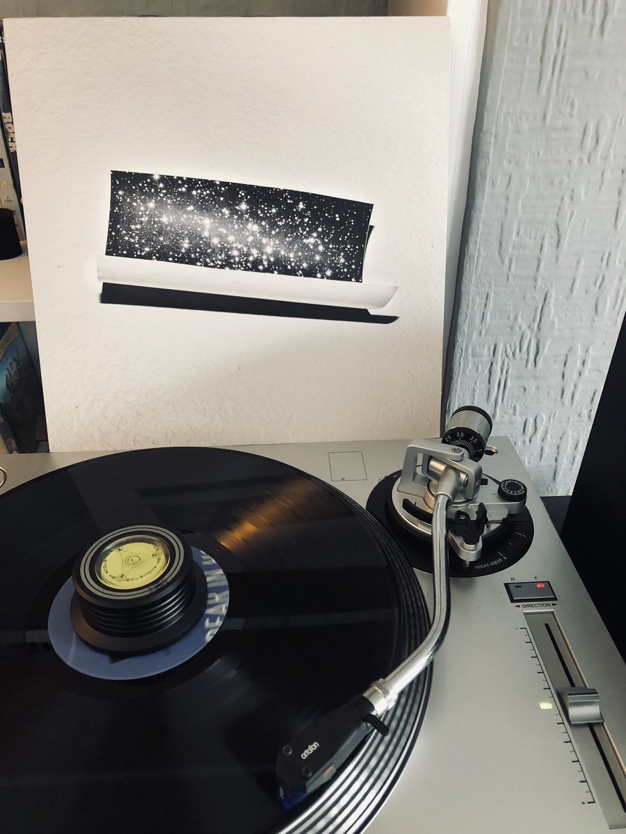 Listening to my records (not CDs as well, that would take forever) in alphabetical order by artist. 
44: Bear In Heaven - Time Is Over One Day Old
@BearInHeaven 
#electronicrock #synthpop #indie