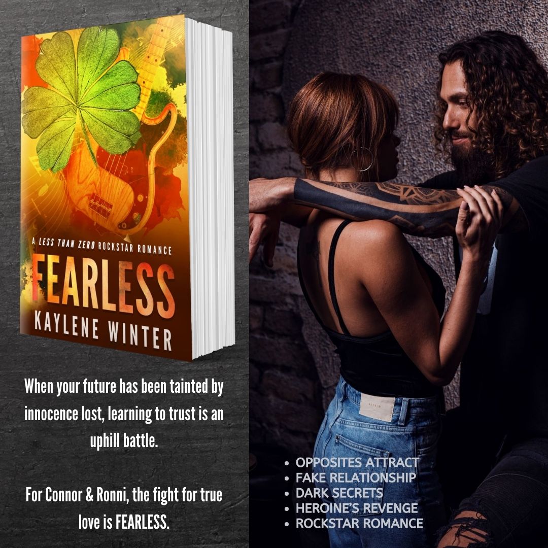 FEARLESS!!  amazon.com/dp/B0D45LD2JW

#BraveryAndLies #ConnorAndRonni #DarkSecretsLove #Fearless #GrumpySunshine #HollywoodAndRock #IntegrityOnTheLine #IrishRockstarLove #KayleneWinter #LoveConquersPast #LoveInTheSpotlight #LoveIsFearless #LoveVsPast #LTZSeries #LTZWorld