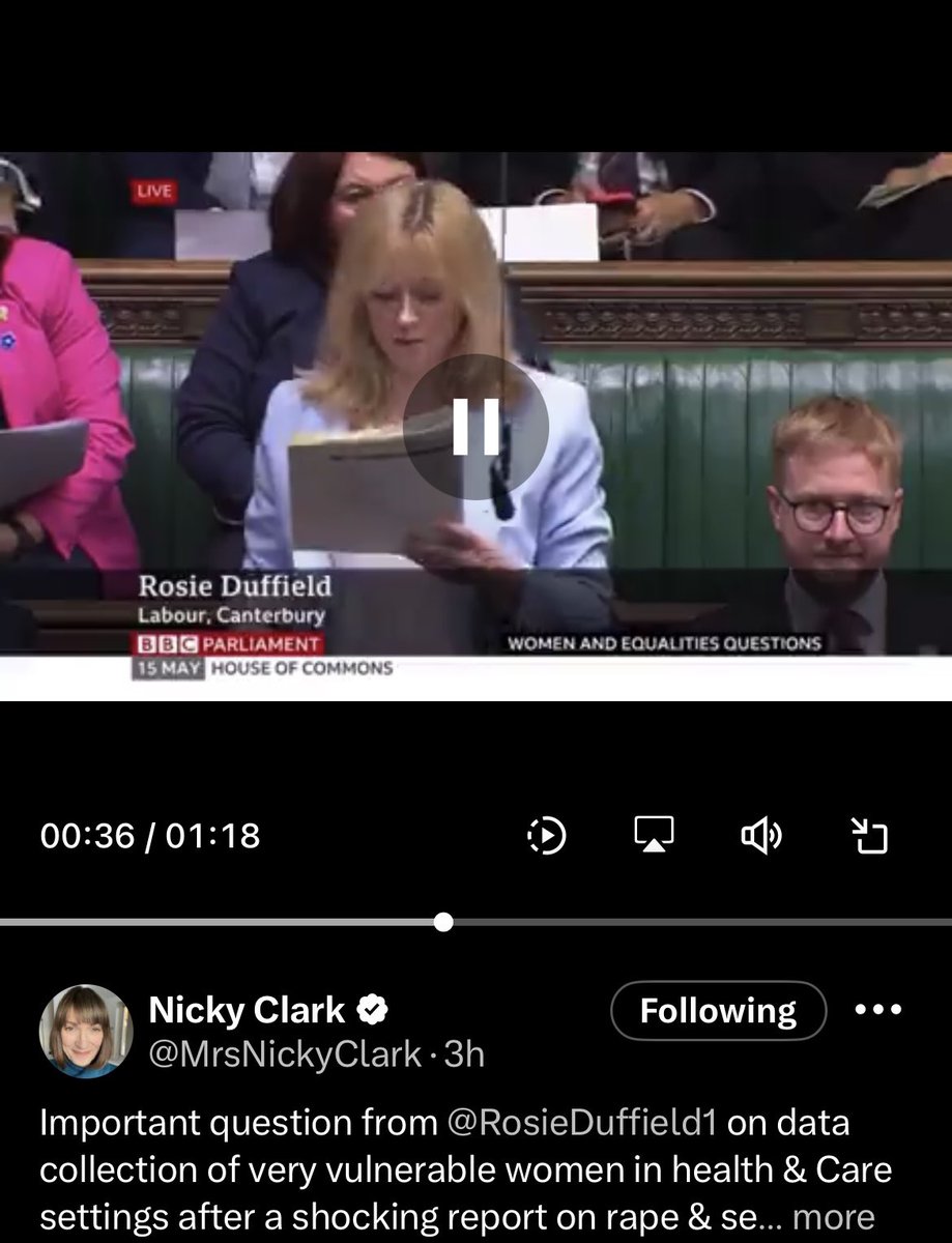 A grown up consensus between admirable women; that restoring accurate recording of sex in healthcare is essential, as is same sex intimate care and same sex accommodation. The boy Lloyd Russell-Moyle smirks next to Rosie as she speaks about sexual assault of women in healthcare.