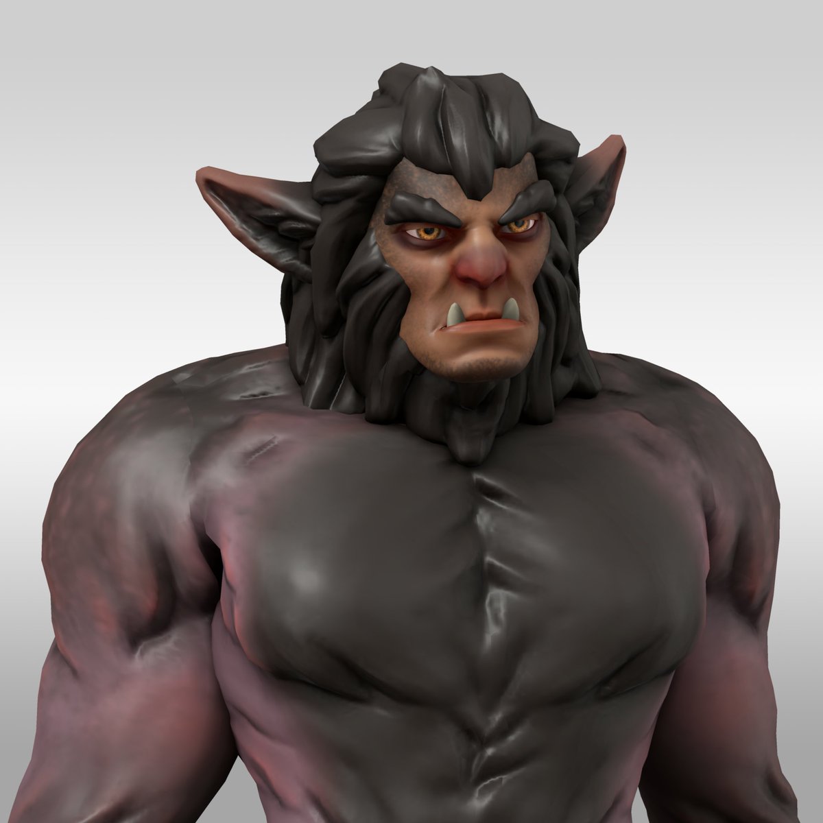 @wubsabi_ Did inspire me a little and I wanted to see if I could more mimic between the baldur's gate example you posted earlier and the guy you have here, plus I hadn't messed with heroforge in a minute but uhh here's what I was on about, heroforge is a tough beast to tame but it'll work!