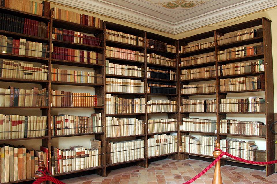 La biblioteca de Leopardi.