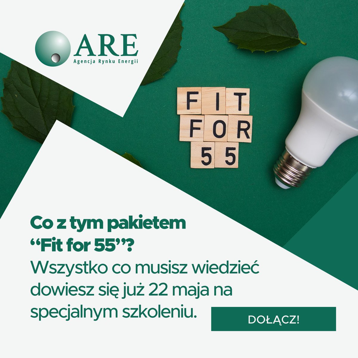 Transformacja energetyczna Polski a #Fitfor55 ❗ Już 22 maja zapraszamy na szkolenie on-line wszystkich zajmujących się komunikacją zewnętrzną, PR-em i marketingiem. Dowiesz się ciekawych rzeczy ⤵ 
are.waw.pl/szkolenia/wyzw…
#transformacja #energetyka #ARE