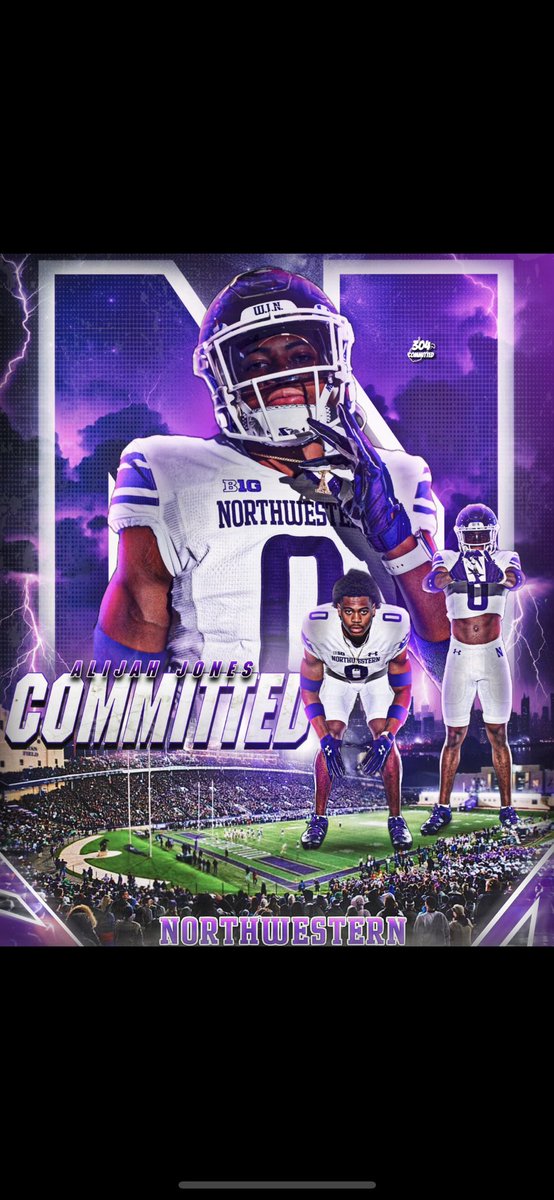 Commited ☔️! <a href="/NUFBFamily/">Northwestern Football</a> <a href="/kschmittASHS/">Kyle Schmitt</a> <a href="/RivalsFriedman/">Adam Friedman</a> <a href="/CharlesPower/">Charles Power</a> <a href="/BrianDohn247/">BrianDohn247</a> <a href="/DavidBraunFB/">David Braun</a> <a href="/AveryJonesSr22/">Avery Jones Sr.</a>