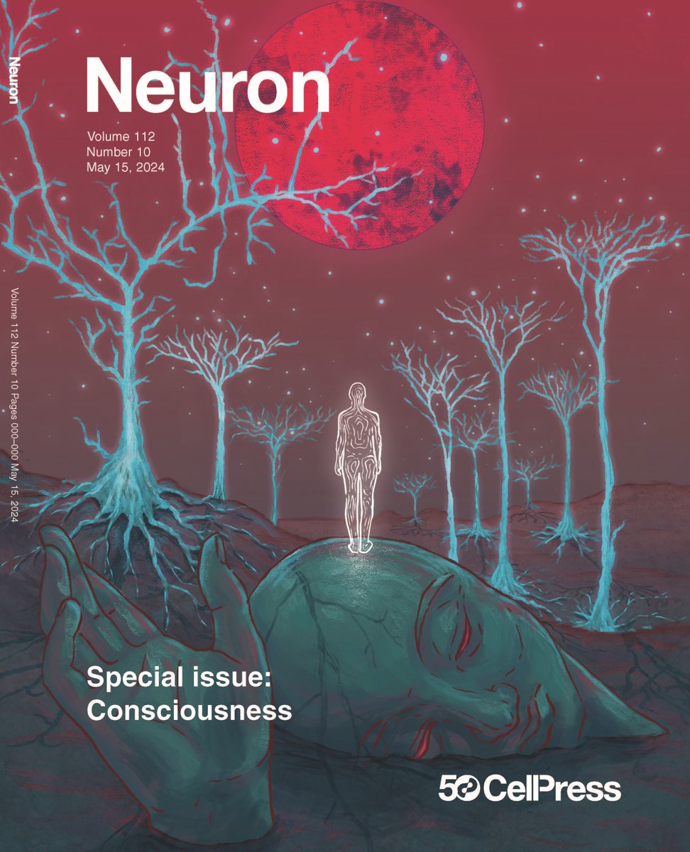 📢Special issue on Consciousness, brought to you by Christina Konen & Mariela Zirlinger. This issue includes reviews and commentaries, each addressing a different area of consciousness research, and Q&As with Koch and @StanDehaene . Find this all here cell.com/neuron/issue?p…