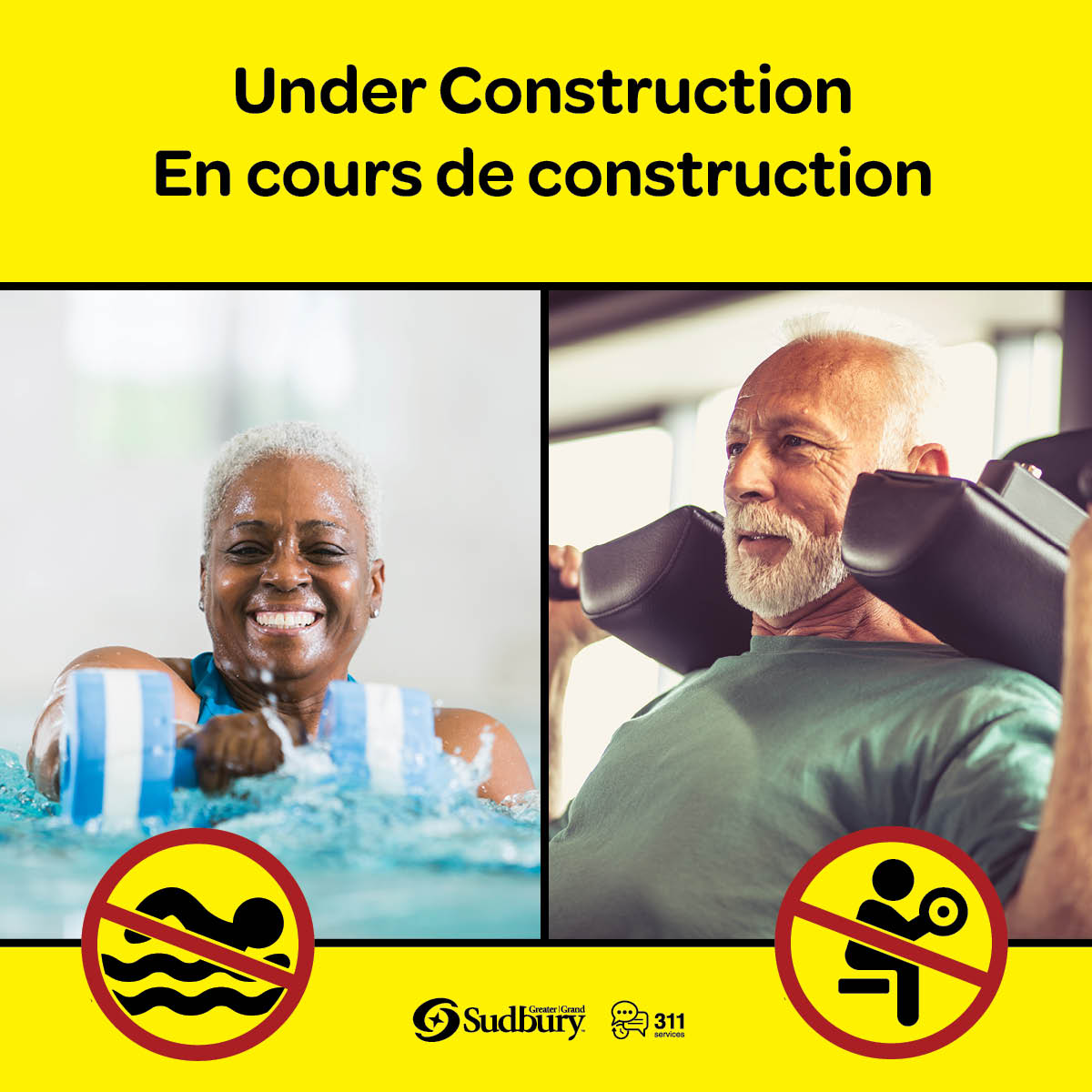 The Howard Armstrong Recreation Centre pool and fitness centre will be closed for 10 to 12 weeks, beginning June 10, 2024, while upgrades are made to the building’s heating, ventilation and air conditioning system. facebook.com/GreaterSudbury…