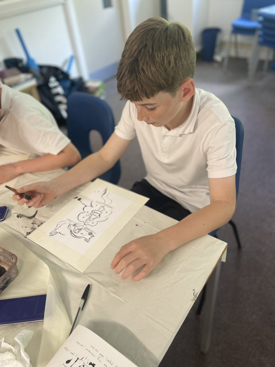 Thank you to the amazing Mrs Lovegrove for our afternoon of Quentin Blake style art!