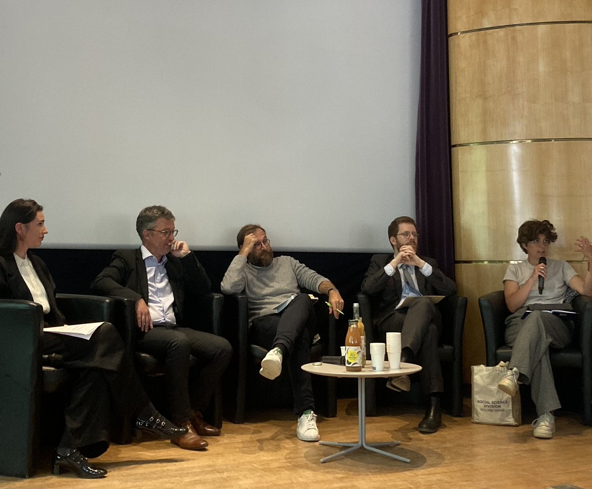 1er panel : Comment financer la transition écologique ? Animé par l'Institut Avant-garde Avec @CreelJer @gregclaeys @Amiel_David_ @aldelatte, modéré par @Claraleoo