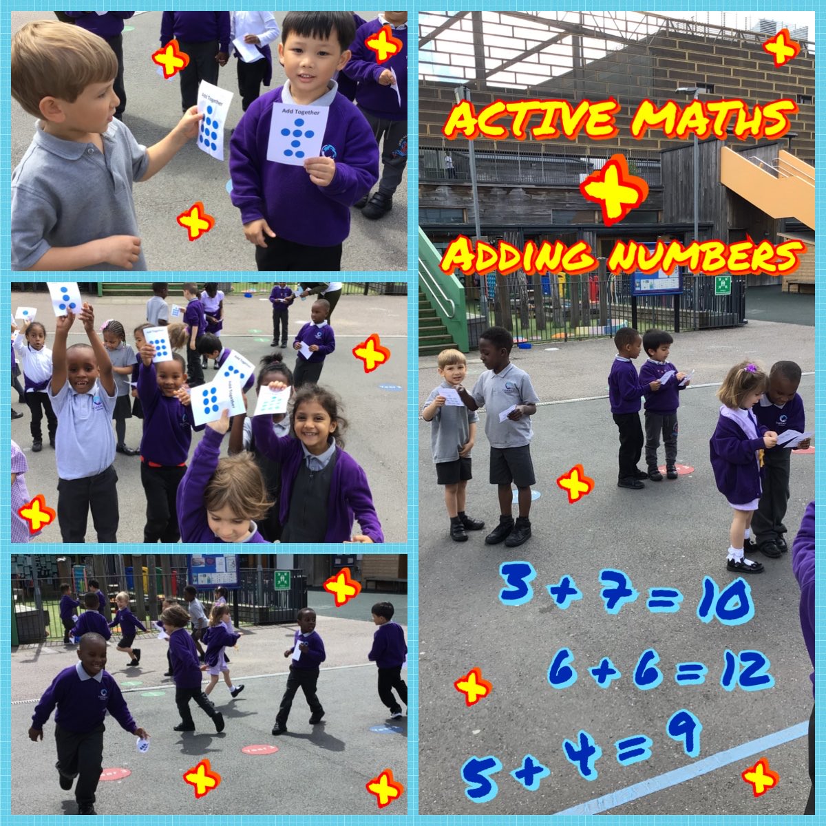 Moving, Pairing & Adding 💫 Our active Maths session was a hit! Check out our little mathematicians in action, pairing up to solve addition problems together. 💪 RR #MathsIsFun ⁦@TeachActive⁩