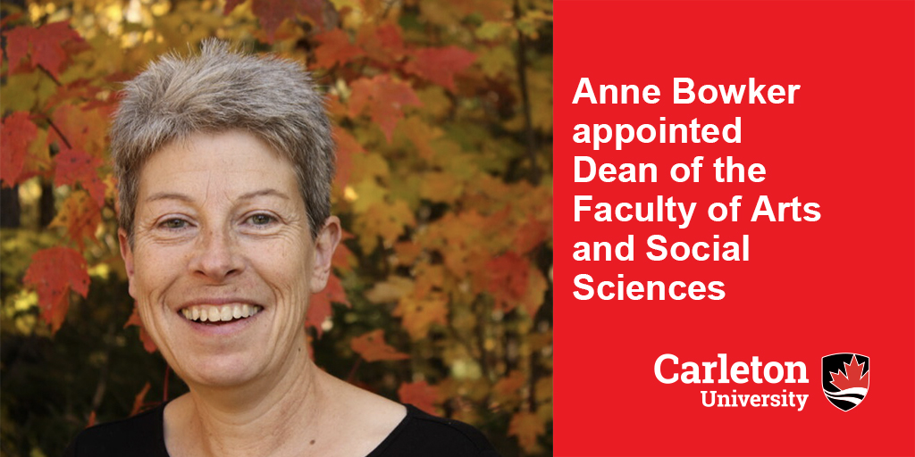 Along with <a href="/CU_President/">President & Vice-Chancellor of Carleton University</a>, I'm pleased to announce Dr. Anne Bowker has been appointed Dean of the Faculty of Arts and Social Sciences, effective July 1, 2024. carleton.ca/provost/2024/0…