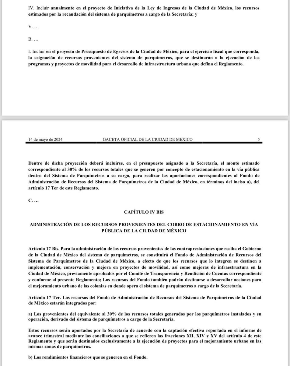 ColHipodromo1's tweet photo. A partir de ya, colonias donde hay parquímetros recibirán 30% d los recursos generados pa obras d conservación y mejora en movilidad e infraestructura.
Lo q era ya en espíritu hoy se plasma en Ley. Le reconocemos a S. @andreslajous la voluntad en cumplir con esta petición vecinal https://t.co/aKtv4fO2ON