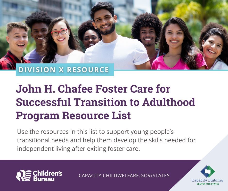In partnership with lived experience experts, @CenterforStates created a resource list to help #youth develop the skills needed for #independent living after exiting #fostercare. Check it out! #FosterCareMonth buff.ly/44n20bg