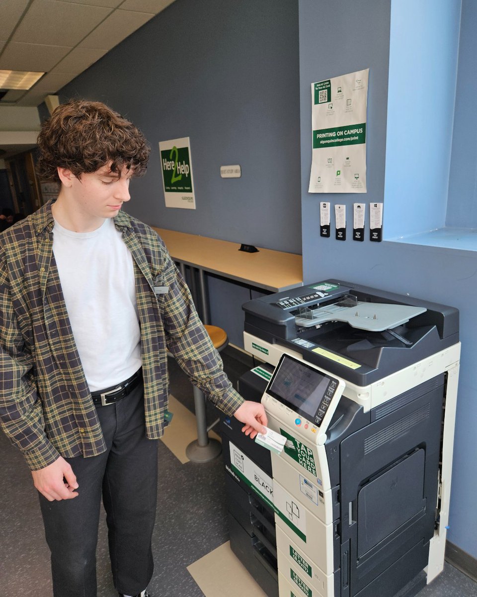 Did you know that all full-time students who have paid the full IT fee receive an $11 print balance each term? ✅🖨️
 
Students require an AC Card to print. Learn more about Mobility-Print by clicking the link! 🔗 bit.ly/2NwCm0W

#AlgonquinCollege