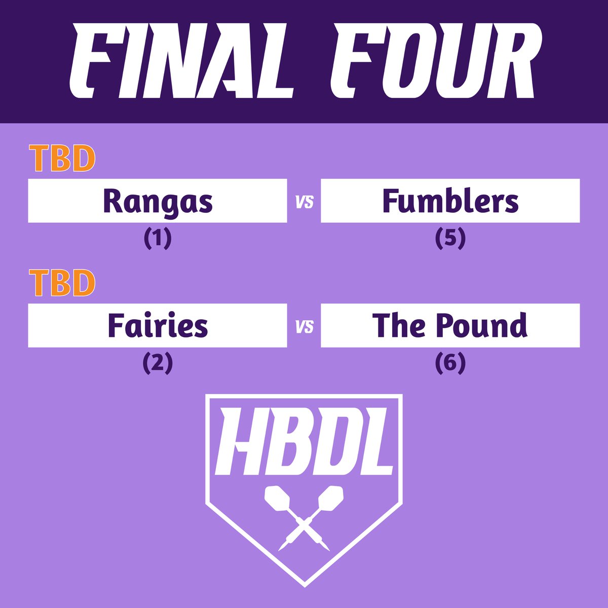Today's Final Four matchups🎯
