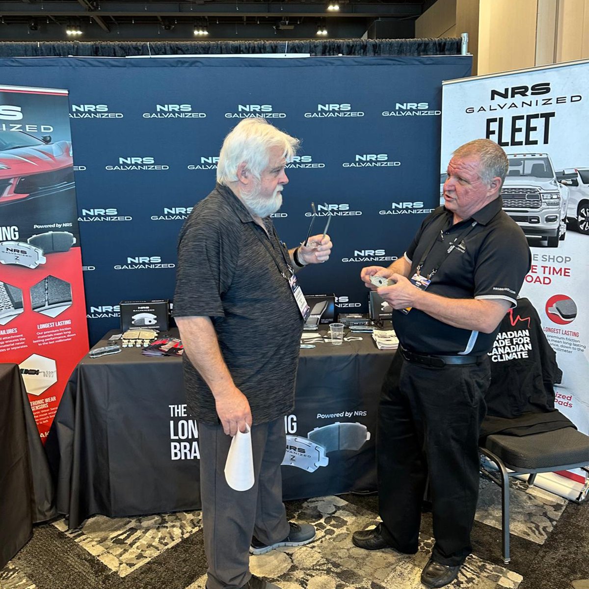 Excited to be at the #ModernSalesCoop Trade Show in Halifax! Swing by Booth 120 to discover the world's quietest, longest-lasting brakes. See you there! #NRSBrakes #TradeShow #GalvanizedBrakeProgram